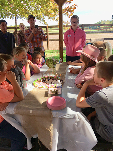 Birthday parties at Manitou Hill Farms